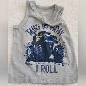🟣bogo - monster truck tank top NWOT